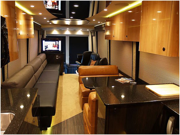 Executive coach side view